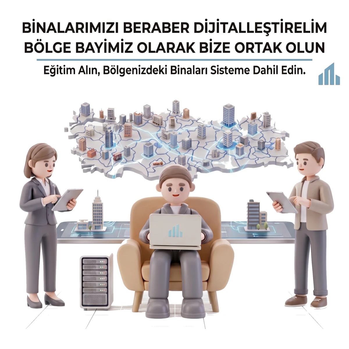 BYönetim bölge bayiliği — binaları beraber dijitalleştirelim