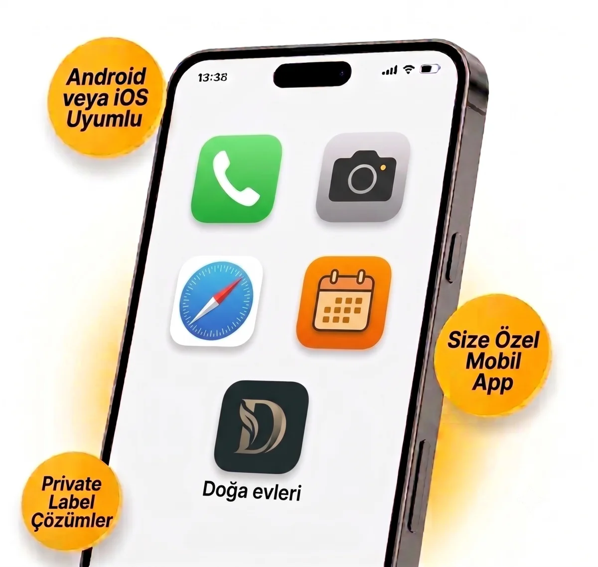 Doğa Evleri — sitenize özel mobil uygulama